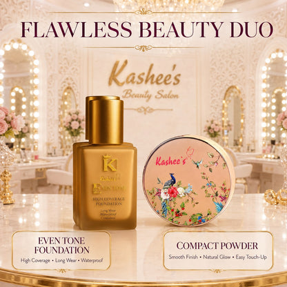 Kashee's Deal Foundation+Compact Powder For All Skin Type